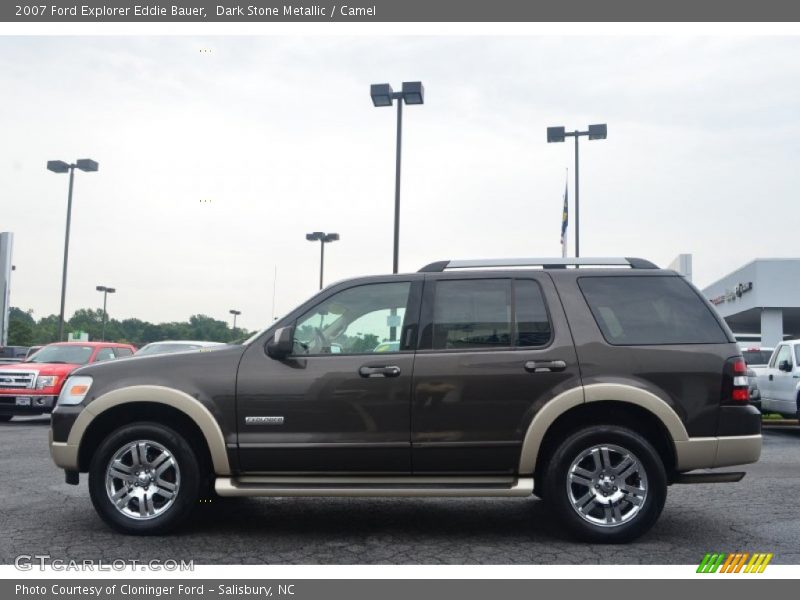Dark Stone Metallic / Camel 2007 Ford Explorer Eddie Bauer