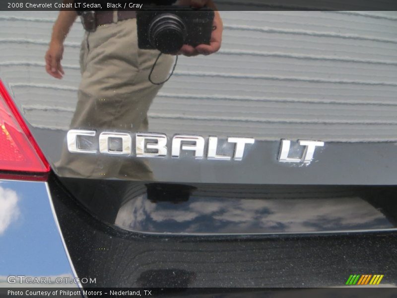 Black / Gray 2008 Chevrolet Cobalt LT Sedan