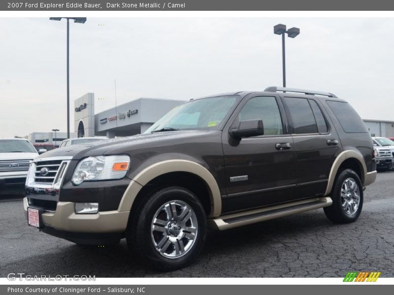 Dark Stone Metallic / Camel 2007 Ford Explorer Eddie Bauer