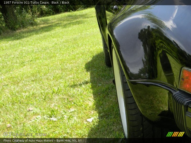 Black / Black 1987 Porsche 911 Turbo Coupe