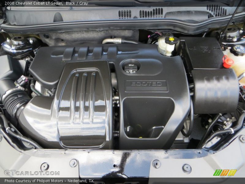 Black / Gray 2008 Chevrolet Cobalt LT Sedan