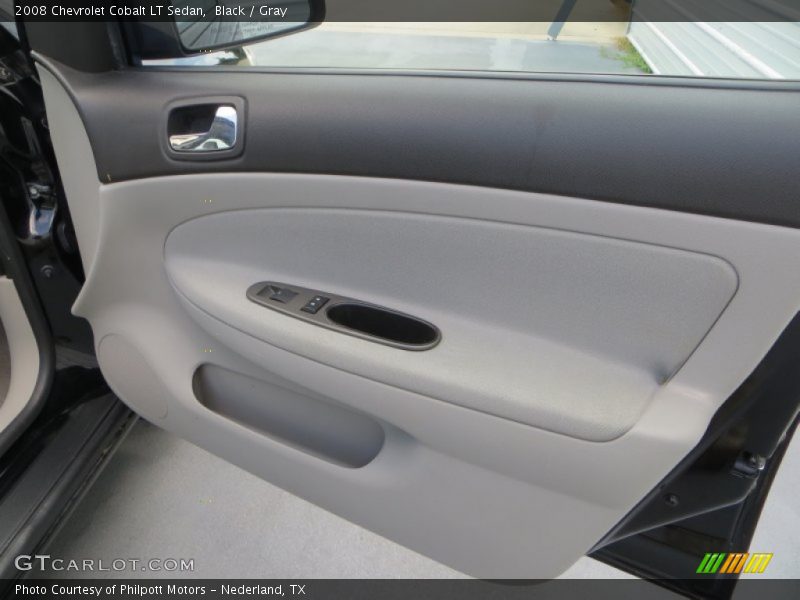 Black / Gray 2008 Chevrolet Cobalt LT Sedan