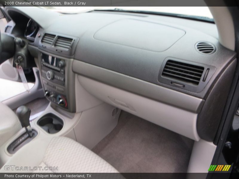 Black / Gray 2008 Chevrolet Cobalt LT Sedan