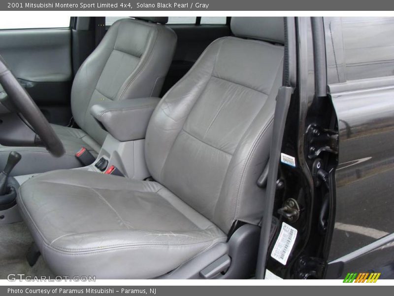 Solano Black Pearl / Gray 2001 Mitsubishi Montero Sport Limited 4x4
