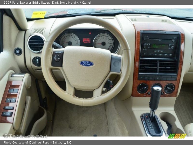 Dark Stone Metallic / Camel 2007 Ford Explorer Eddie Bauer