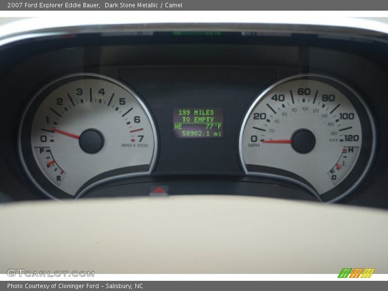 Dark Stone Metallic / Camel 2007 Ford Explorer Eddie Bauer