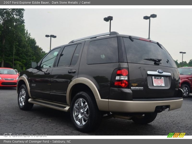 Dark Stone Metallic / Camel 2007 Ford Explorer Eddie Bauer