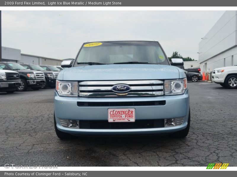 Light Ice Blue Metallic / Medium Light Stone 2009 Ford Flex Limited