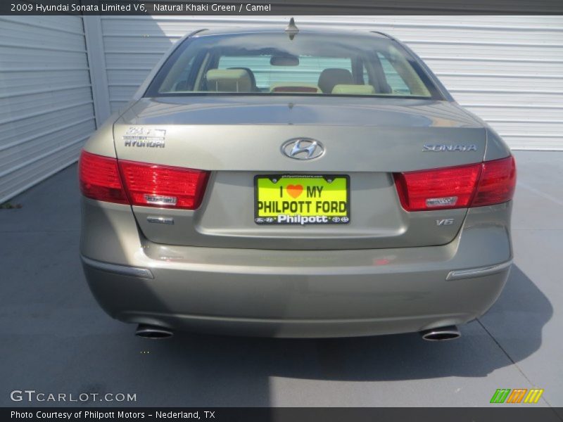 Natural Khaki Green / Camel 2009 Hyundai Sonata Limited V6
