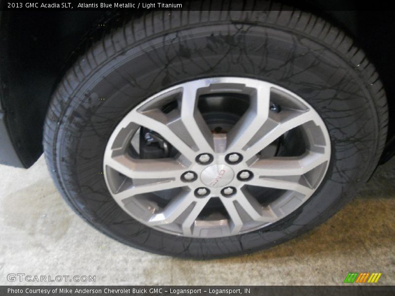 Atlantis Blue Metallic / Light Titanium 2013 GMC Acadia SLT