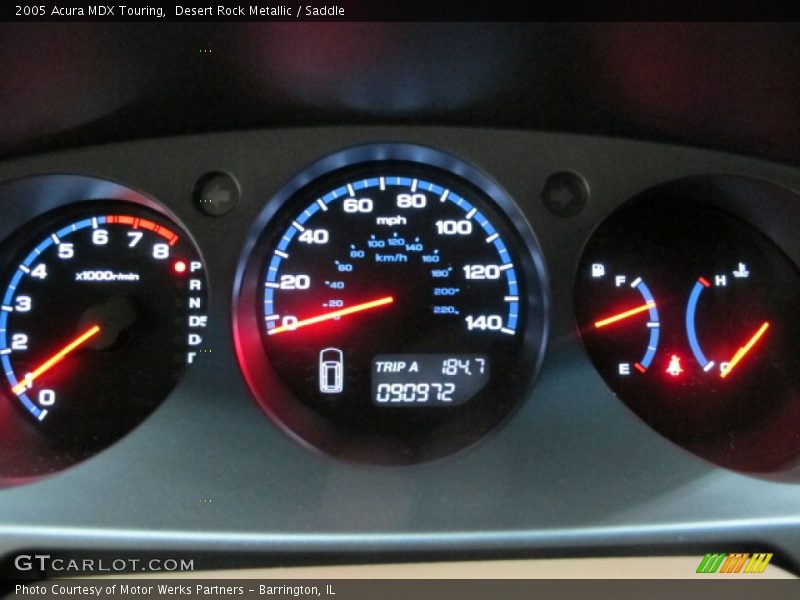 Desert Rock Metallic / Saddle 2005 Acura MDX Touring