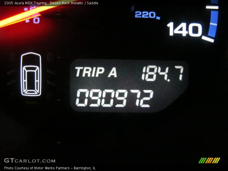Desert Rock Metallic / Saddle 2005 Acura MDX Touring