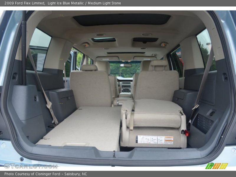 Light Ice Blue Metallic / Medium Light Stone 2009 Ford Flex Limited