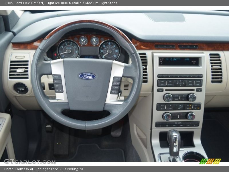 Light Ice Blue Metallic / Medium Light Stone 2009 Ford Flex Limited