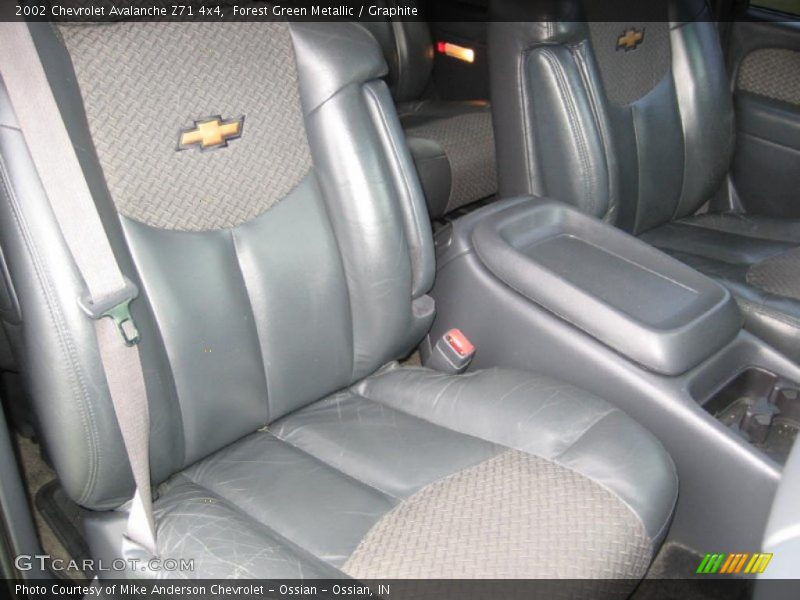 Forest Green Metallic / Graphite 2002 Chevrolet Avalanche Z71 4x4