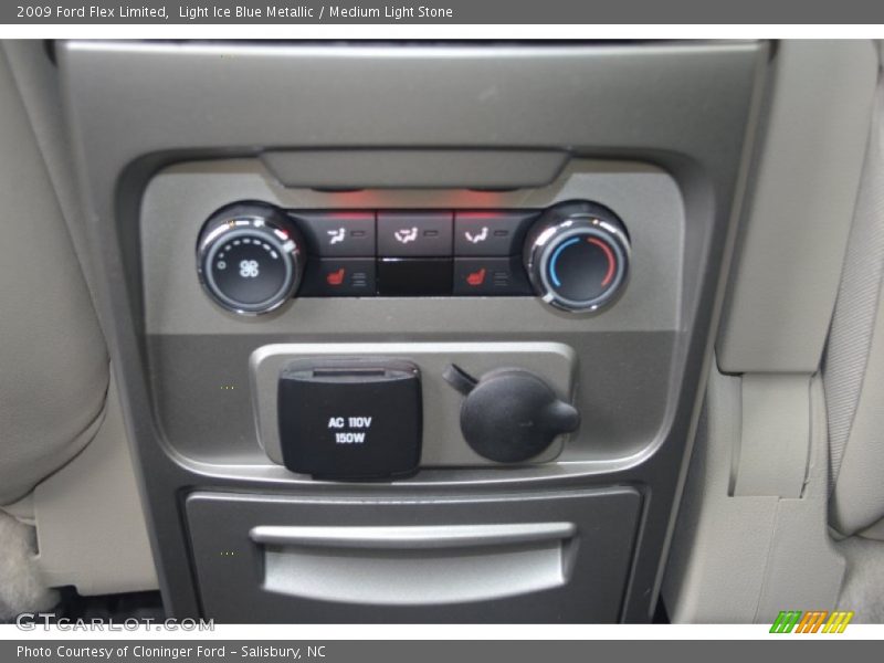 Light Ice Blue Metallic / Medium Light Stone 2009 Ford Flex Limited