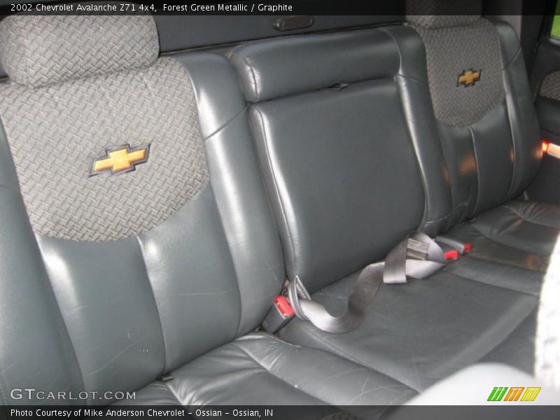 Forest Green Metallic / Graphite 2002 Chevrolet Avalanche Z71 4x4