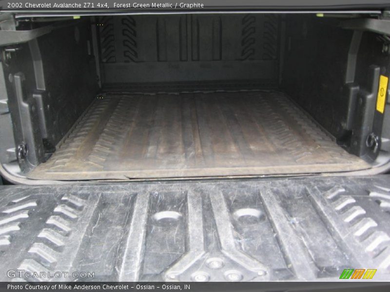 Forest Green Metallic / Graphite 2002 Chevrolet Avalanche Z71 4x4