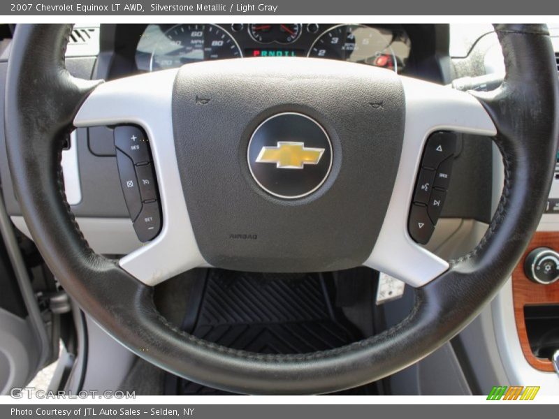 Silverstone Metallic / Light Gray 2007 Chevrolet Equinox LT AWD
