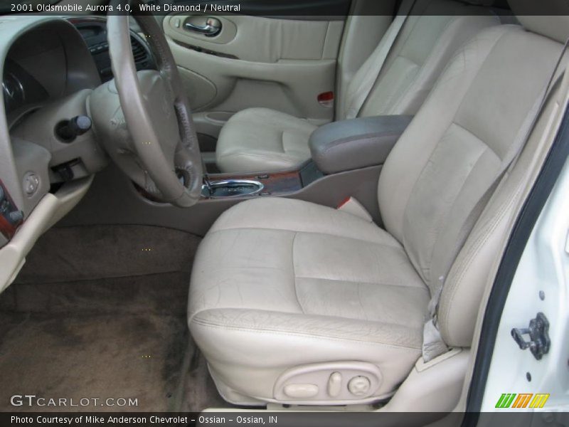 Front Seat of 2001 Aurora 4.0