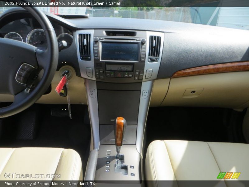 Natural Khaki Green / Camel 2009 Hyundai Sonata Limited V6