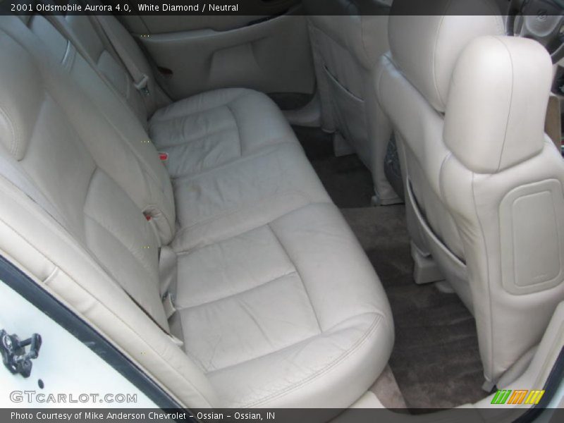 Rear Seat of 2001 Aurora 4.0