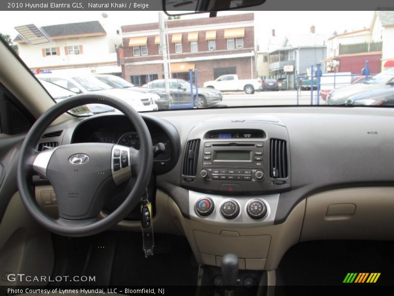 Natural Khaki / Beige 2010 Hyundai Elantra GLS