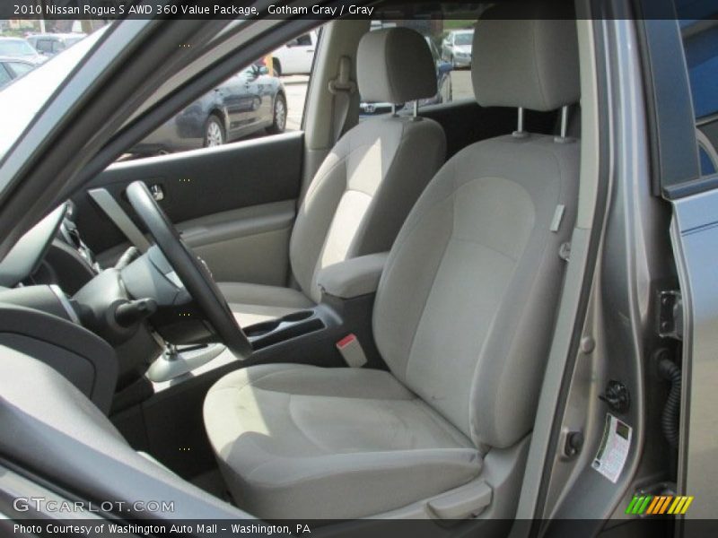 Gotham Gray / Gray 2010 Nissan Rogue S AWD 360 Value Package