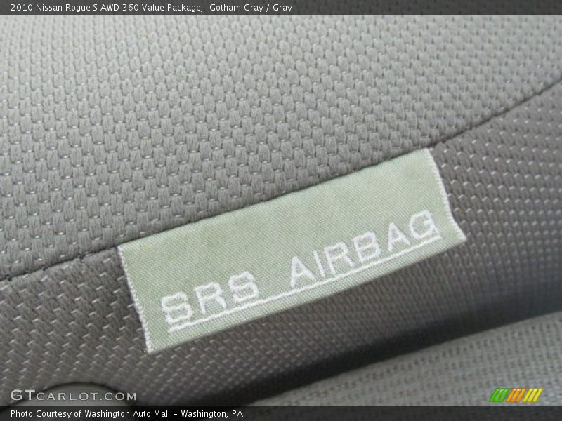 Gotham Gray / Gray 2010 Nissan Rogue S AWD 360 Value Package
