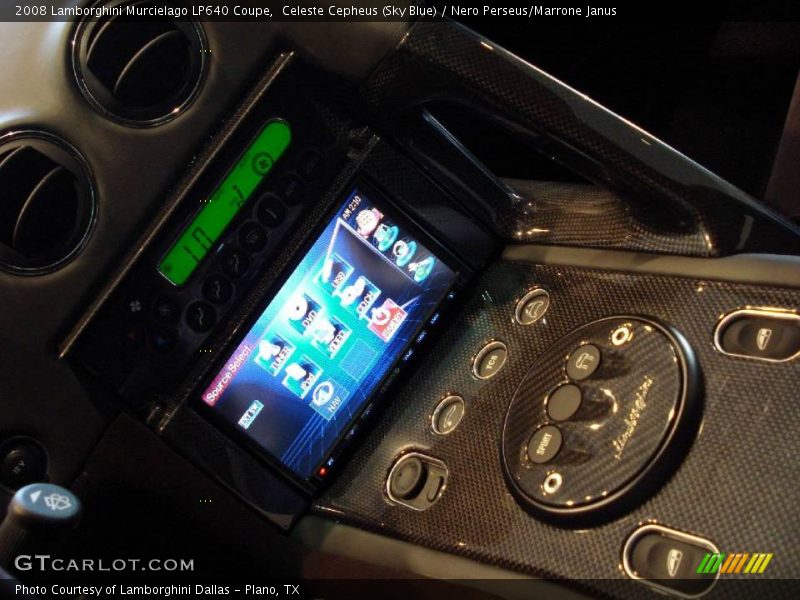 Controls of 2008 Murcielago LP640 Coupe
