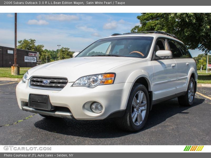 Satin White Pearl / Taupe 2006 Subaru Outback 3.0 R L.L.Bean Edition Wagon