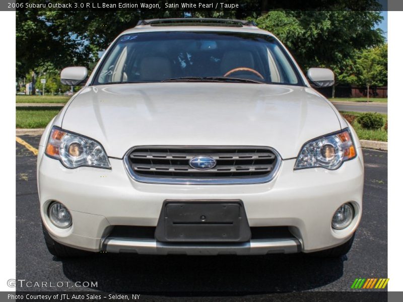 Satin White Pearl / Taupe 2006 Subaru Outback 3.0 R L.L.Bean Edition Wagon