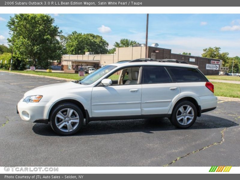 Satin White Pearl / Taupe 2006 Subaru Outback 3.0 R L.L.Bean Edition Wagon