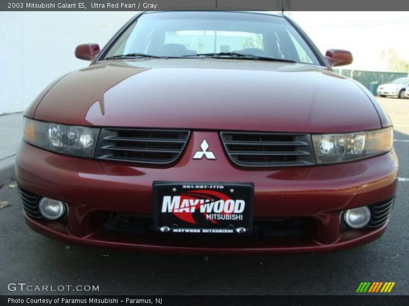 Ultra Red Pearl / Gray 2003 Mitsubishi Galant ES