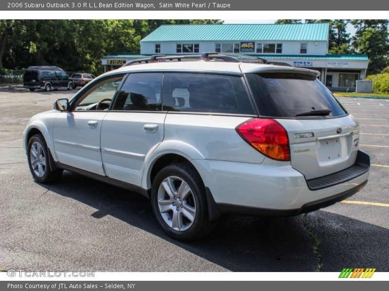 Satin White Pearl / Taupe 2006 Subaru Outback 3.0 R L.L.Bean Edition Wagon