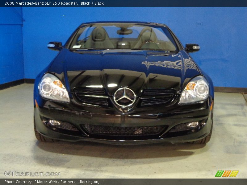 Black / Black 2008 Mercedes-Benz SLK 350 Roadster