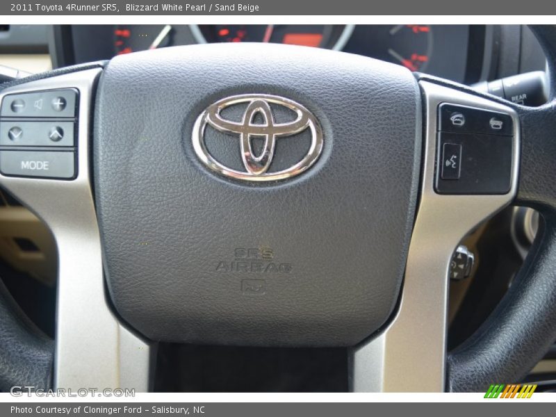 Blizzard White Pearl / Sand Beige 2011 Toyota 4Runner SR5