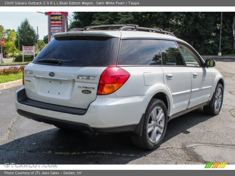 Satin White Pearl / Taupe 2006 Subaru Outback 3.0 R L.L.Bean Edition Wagon