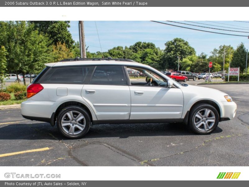 Satin White Pearl / Taupe 2006 Subaru Outback 3.0 R L.L.Bean Edition Wagon