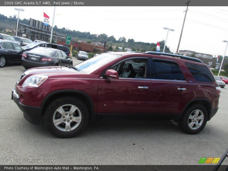 Red Jewel / Ebony 2009 GMC Acadia SLT AWD