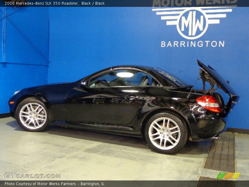 Black / Black 2008 Mercedes-Benz SLK 350 Roadster