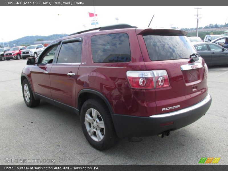 Red Jewel / Ebony 2009 GMC Acadia SLT AWD