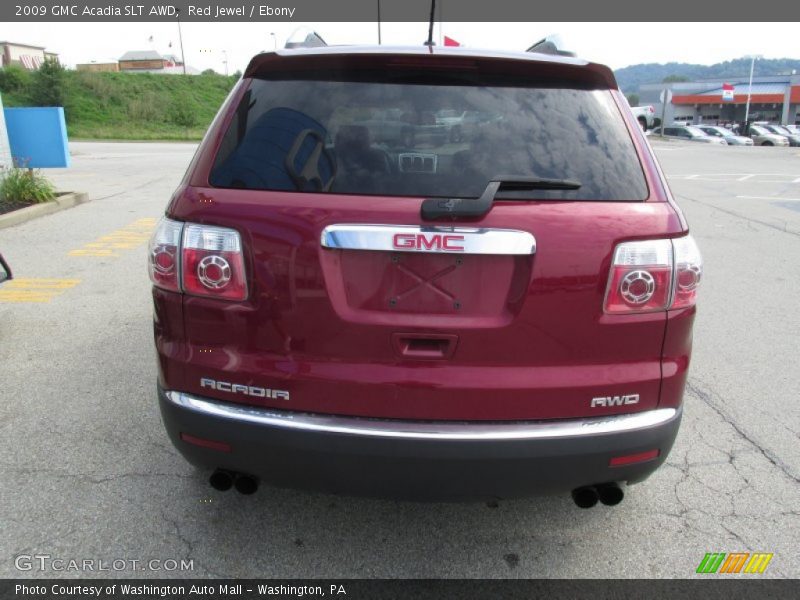 Red Jewel / Ebony 2009 GMC Acadia SLT AWD