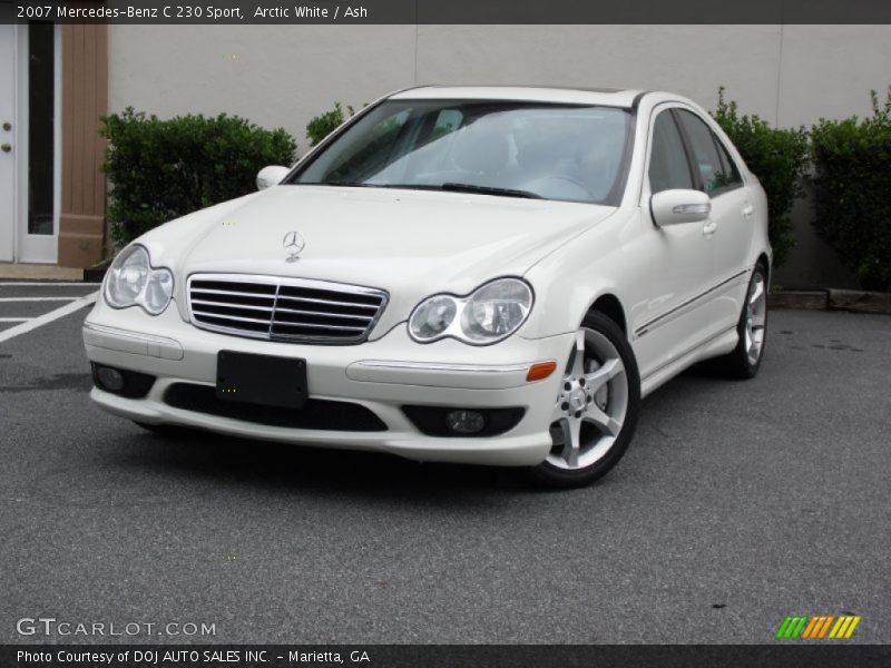Arctic White / Ash 2007 Mercedes-Benz C 230 Sport