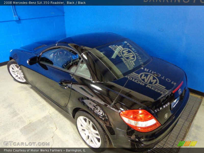 Black / Black 2008 Mercedes-Benz SLK 350 Roadster