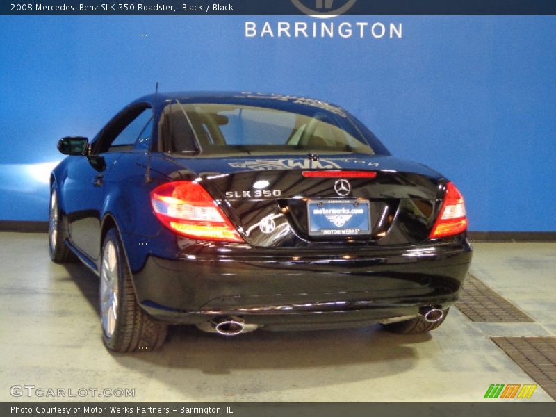 Black / Black 2008 Mercedes-Benz SLK 350 Roadster