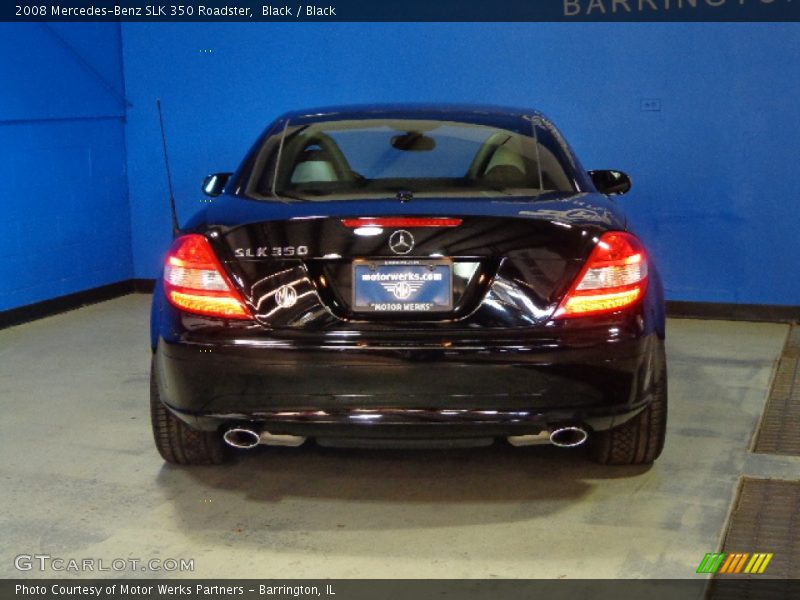 Black / Black 2008 Mercedes-Benz SLK 350 Roadster