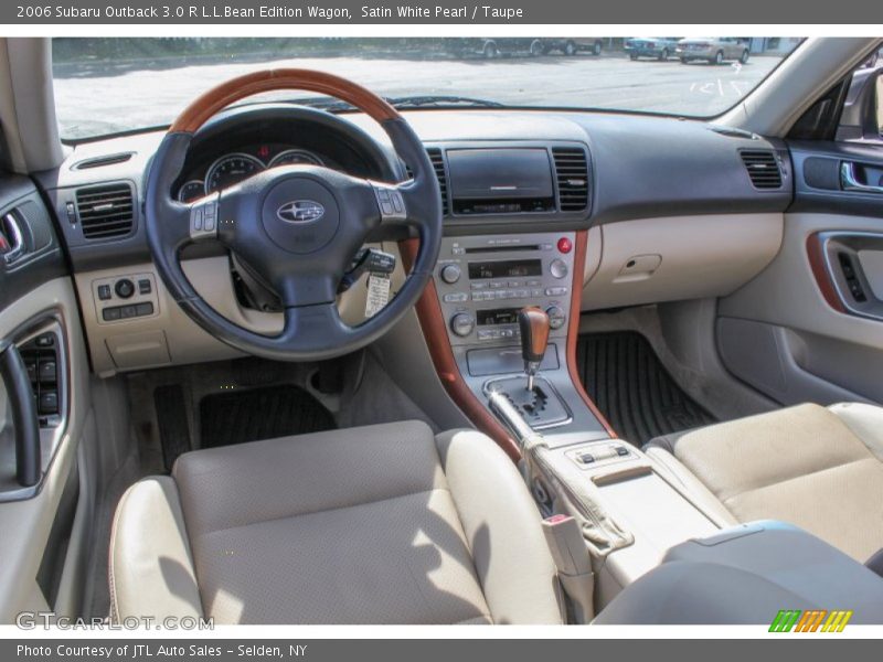 Satin White Pearl / Taupe 2006 Subaru Outback 3.0 R L.L.Bean Edition Wagon