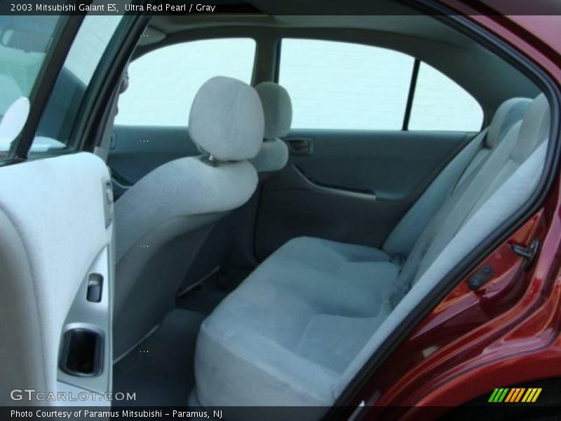 Ultra Red Pearl / Gray 2003 Mitsubishi Galant ES