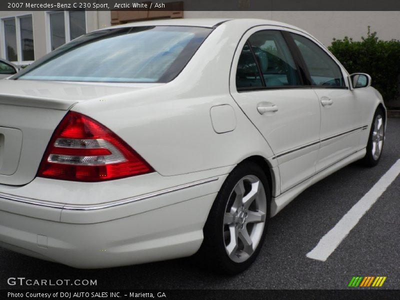 Arctic White / Ash 2007 Mercedes-Benz C 230 Sport